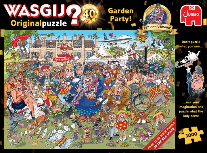 Wasgij Original 40 - 25-årsjubileumspussel, 1000 bitar i gruppen SPORT, FRITID & HOBBY / Hobby / Pussel hos TP E-commerce Nordic AB (C46866)