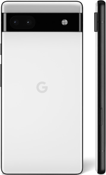 Google Pixel 6a 5G-telefon, 128/6 GB, Chalk i gruppen SMARTPHONE & SURFPLATTOR / Mobiltelefoner & smartphones hos TP E-commerce Nordic AB (C46937)