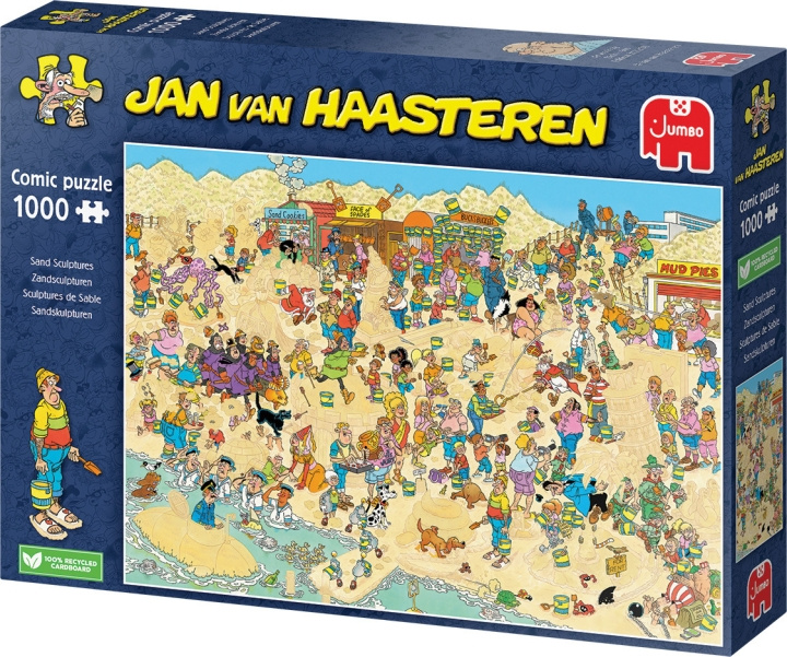 Jan Van Haasteren, Sandskulpturer pussel, 1000 bitar i gruppen SPORT, FRITID & HOBBY / Hobby / Pussel hos TP E-commerce Nordic AB (C46987)