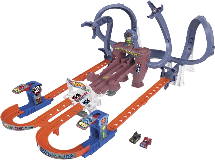 Hot Wheels Marvel Racer Verse Spidey Circuit Track Set i gruppen LEKSAKER, BARN- & BABYPRODUKTER / Leksaker / Bilbanor hos TP E-commerce Nordic AB (C47266)