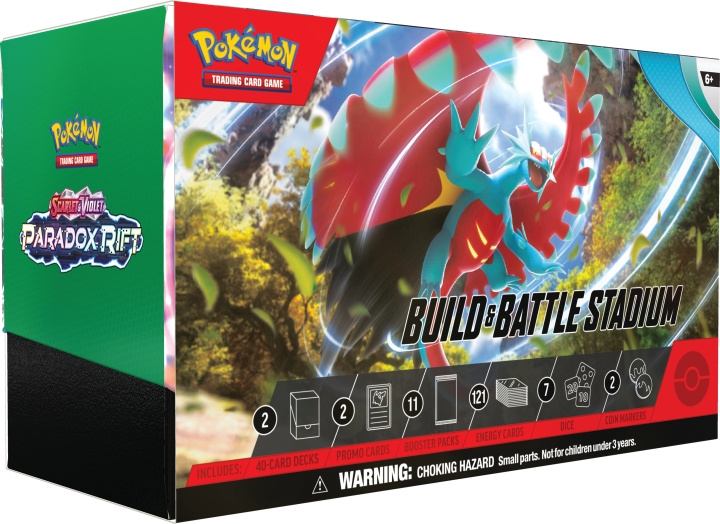 POKEMON Scarlet & Violet 4: Paradox Rift Build & Battle Stadium i gruppen LEKSAKER, BARN- & BABYPRODUKTER / Spel / Kortspel hos TP E-commerce Nordic AB (C47303)