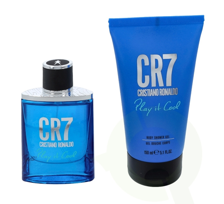 Cristiano Ronaldo CR7 Play It Cool Giftset 180 ml Edt Spray 30ml/Showergel 150ml i gruppen SKÖNHET & HÄLSA / Presentkit / Presentkit För Honom hos TP E-commerce Nordic AB (C48642)