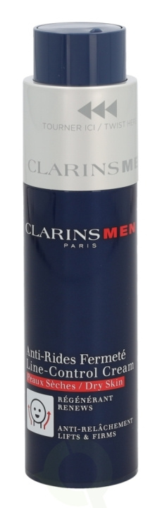 Clarins Men Line-Control Cream 50 ml Dry Skin i gruppen SKÖNHET & HÄLSA / Hudvård / Ansiktsvård / Ansiktskräm hos TP E-commerce Nordic AB (C48821)