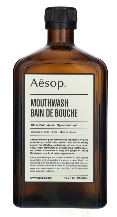 AESOP Mouthwash 500 ml i gruppen SKÖNHET & HÄLSA / Munvård / Borsthuvuden & Tillbehör hos TP E-commerce Nordic AB (C49339)