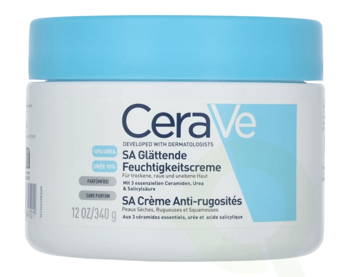 Cerave SA Smoothing Cream 340 gr For Dry, Rough, Bumpy Skin i gruppen SKÖNHET & HÄLSA / Hudvård / Kroppsvård / Body lotion hos TP E-commerce Nordic AB (C49611)