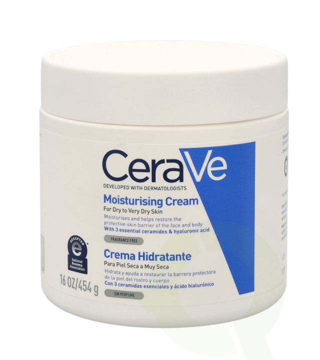 Cerave Moisturising Cream 454 ml For Dry To Very Dry Skin i gruppen SKÖNHET & HÄLSA / Hudvård / Kroppsvård / Body lotion hos TP E-commerce Nordic AB (C49614)