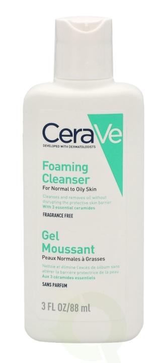 Cerave Foaming Cleanser 88 ml For Normal To Oily Skin i gruppen SKÖNHET & HÄLSA / Hudvård / Ansiktsvård / Rengöring hos TP E-commerce Nordic AB (C49618)