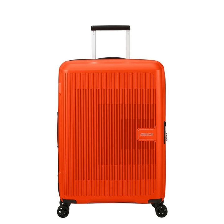 American Tourister Resväska AeroStep Spinner 67 cm Bright Orange i gruppen SPORT, FRITID & HOBBY / Resetillbehör / Resväskor hos TP E-commerce Nordic AB (C49948)