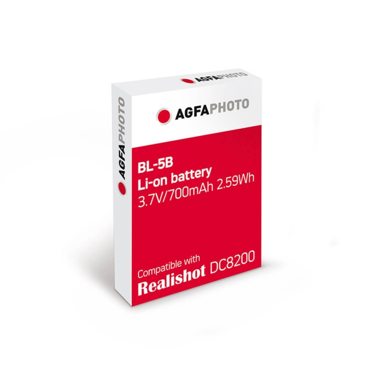 Agfa Batteri DC8200 ABL5B i gruppen HEMELEKTRONIK / Foto & Video / Fotoutrustning / Övrigt hos TP E-commerce Nordic AB (C50638)