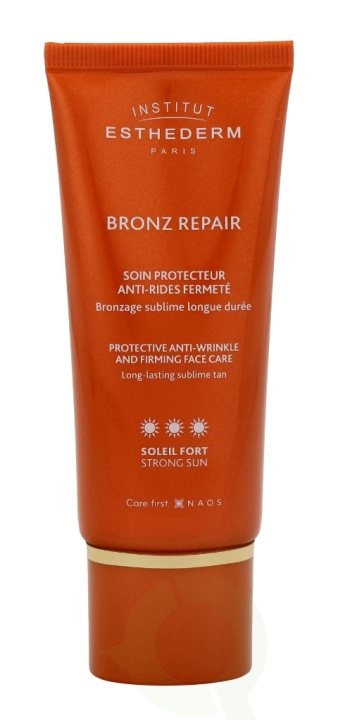 Esthederm Bronz Repair Protective Face Care - Strong 50 ml Anti-Wrinkle And Firming i gruppen SKÖNHET & HÄLSA / Hudvård / Solskydd & Tanning / Solskydd hos TP E-commerce Nordic AB (C50906)