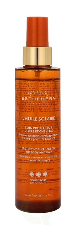 Esthederm Protective Sun Care Oil - Strong 150 ml For Body And Hair i gruppen SKÖNHET & HÄLSA / Hudvård / Solskydd & Tanning / Solskydd hos TP E-commerce Nordic AB (C50909)