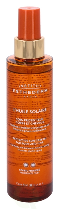 Esthederm Protective Sun Care Oil - Moderate 150 ml i gruppen SKÖNHET & HÄLSA / Hudvård / Solskydd & Tanning / Solskydd hos TP E-commerce Nordic AB (C50910)