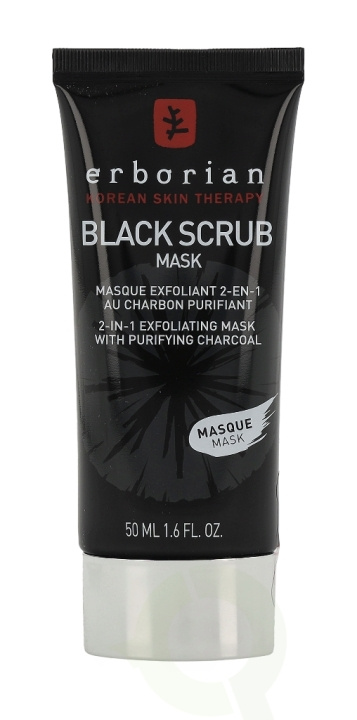 Erborian Black Scrub Mask 50 ml i gruppen SKÖNHET & HÄLSA / Hudvård / Ansiktsvård / Ansiktskräm hos TP E-commerce Nordic AB (C51277)