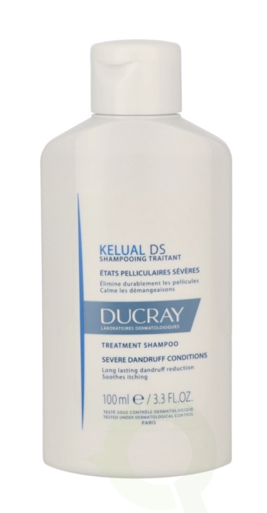 Ducray Kelual DS Anti-Dandruff Treatment Shampoo 100 ml i gruppen SKÖNHET & HÄLSA / Hår & Styling / Hårvårdsprodukter / Schampo hos TP E-commerce Nordic AB (C51343)