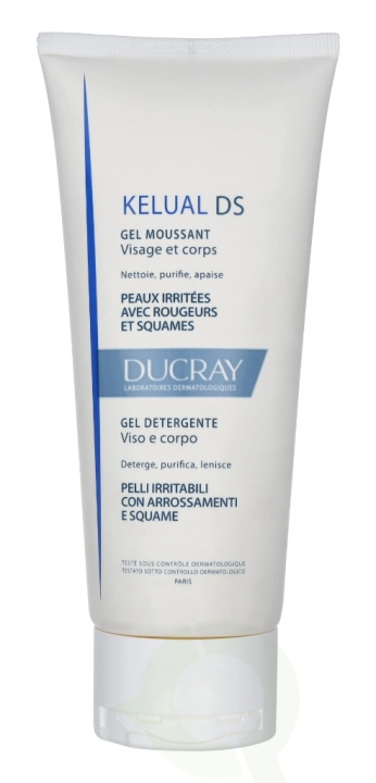 Ducray Kelual DS Foaming Gel 200 ml i gruppen SKÖNHET & HÄLSA / Hudvård / Kroppsvård / Body lotion hos TP E-commerce Nordic AB (C51345)