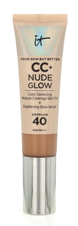 IT Cosmetics CC+ Nude Glow SPF40 32 ml Medium i gruppen SKÖNHET & HÄLSA / Hudvård / Ansiktsvård / Ansiktskräm hos TP E-commerce Nordic AB (C51752)