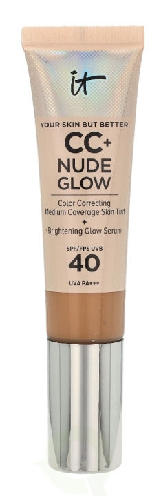 IT Cosmetics CC+ Nude Glow SPF40 32 ml Medium Tan i gruppen SKÖNHET & HÄLSA / Hudvård / Ansiktsvård / Ansiktskräm hos TP E-commerce Nordic AB (C51753)