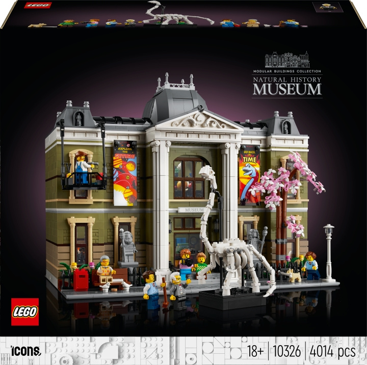 LEGO Icons 10326 - Natural History Museum i gruppen LEKSAKER, BARN- & BABYPRODUKTER / Leksaker / Byggleksaker / Lego hos TP E-commerce Nordic AB (C52128)