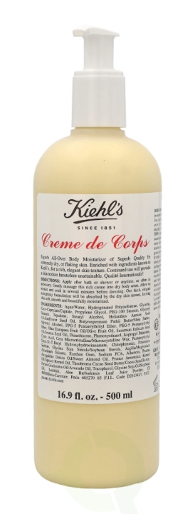 Kiehls Kiehl\'s Creme De Corps 500 ml i gruppen SKÖNHET & HÄLSA / Hudvård / Kroppsvård / Body lotion hos TP E-commerce Nordic AB (C52471)
