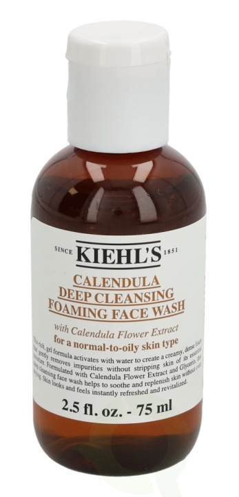 Kiehls Kiehl\'s Calendula Deep Cleansing Foaming Face Wash 75 ml For A Normal-To-Oily Skin Type i gruppen SKÖNHET & HÄLSA / Hudvård / Ansiktsvård / Rengöring hos TP E-commerce Nordic AB (C52477)