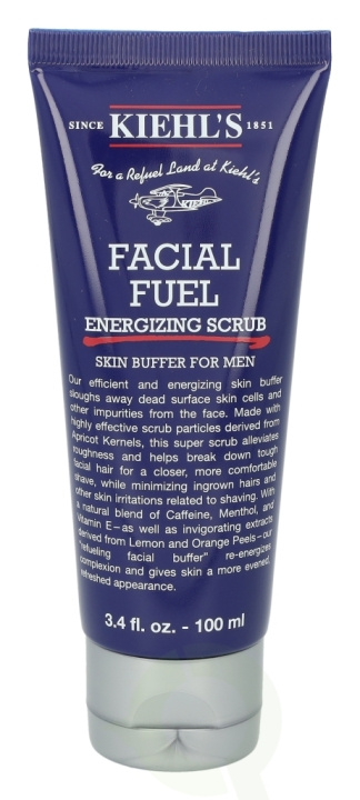 Kiehls Kiehl\'s Men Facial Fuel Energizing Scrub 100 ml i gruppen SKÖNHET & HÄLSA / Hudvård / Ansiktsvård / Skrubb / Peeling hos TP E-commerce Nordic AB (C52482)