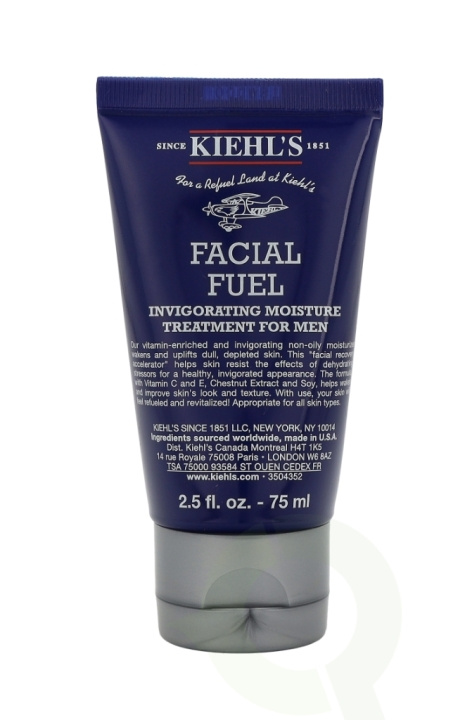 Kiehls Kiehl\'s Men Facial Fuel Energizing Moisture Treatment 75 ml For All Skin Types i gruppen SKÖNHET & HÄLSA / Hudvård / Ansiktsvård / Ansiktskräm hos TP E-commerce Nordic AB (C52483)