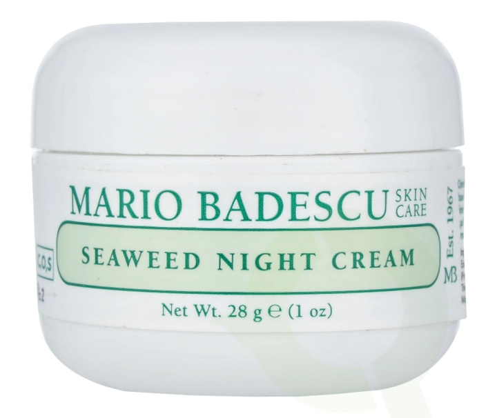 Mario Badescu Seaweed Night Cream 28 gr i gruppen SKÖNHET & HÄLSA / Hudvård / Ansiktsvård / Ansiktskräm hos TP E-commerce Nordic AB (C53573)