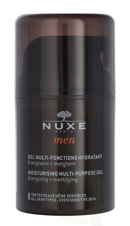 Nuxe Men Moisturizing Multi-Purpose Gel 50 ml For All Skin Types - Even Sensitive Skin i gruppen SKÖNHET & HÄLSA / Hudvård / Ansiktsvård / Ansiktskräm hos TP E-commerce Nordic AB (C54276)