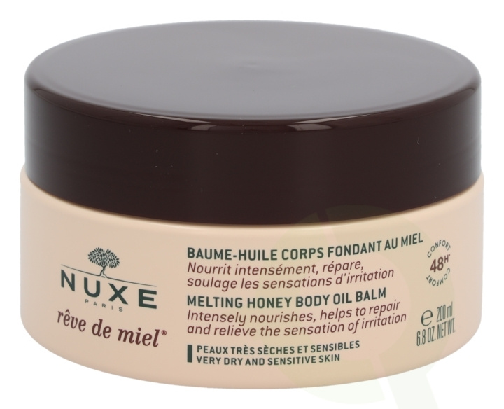 Nuxe Reve De Miel Melting Body Oil Balm 200 ml Very Dry And Sensitive Skin i gruppen SKÖNHET & HÄLSA / Hudvård / Kroppsvård / Body lotion hos TP E-commerce Nordic AB (C54311)