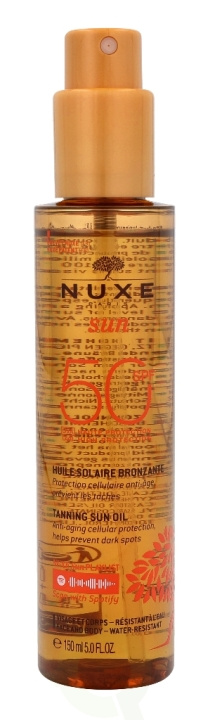 Nuxe Tanning Sun Oil SPF50 150 ml i gruppen SKÖNHET & HÄLSA / Hudvård / Solskydd & Tanning / Solskydd hos TP E-commerce Nordic AB (C54343)