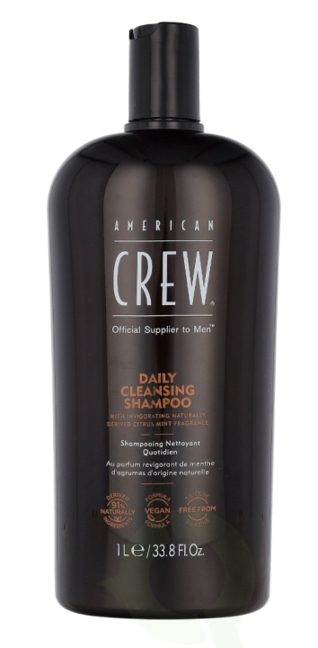 American Crew Daily Cleansing Shampoo 1000 ml i gruppen SKÖNHET & HÄLSA / Hår & Styling / Hårvårdsprodukter / Schampo hos TP E-commerce Nordic AB (C54415)