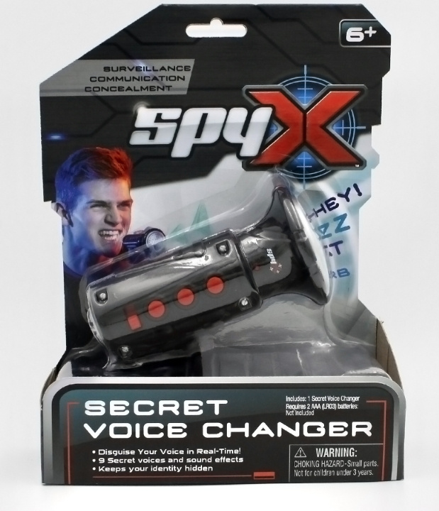 SpyX Secret Voice Changer - Hemlig röstomvandlare i gruppen SPORT, FRITID & HOBBY / Roliga prylar / Spionprylar hos TP E-commerce Nordic AB (C54608)