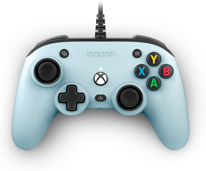 Nacon Pro Compact trådbunden spelkontroll, ljusblå, Xbox / PC i gruppen HEMELEKTRONIK / Spelkonsoler & Tillbehör / Xbox Series X/S hos TP E-commerce Nordic AB (C54623)