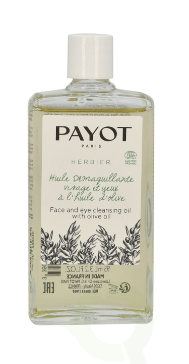 Payot Herbier Face And Eye Cleansing Oil 95 ml With Olive Oil i gruppen SKÖNHET & HÄLSA / Hudvård / Ansiktsvård / Rengöring hos TP E-commerce Nordic AB (C54932)