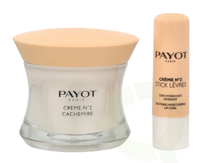 Payot Creme No.2 Your Softening Routine Set 54 ml Day Cream 50ml/Lip Balm 4gr i gruppen SKÖNHET & HÄLSA / Presentkit / Presentkit För Henne hos TP E-commerce Nordic AB (C54954)