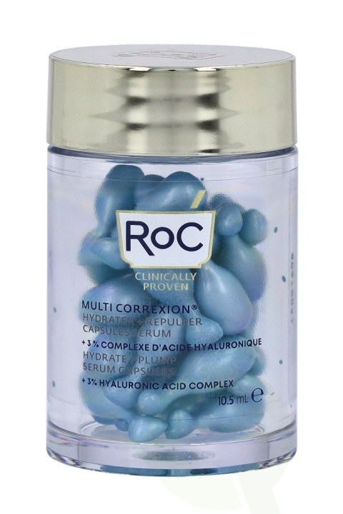 ROC Multi Correxion Hydrate & Plump Serum Capsules 10.5 ml 30x0,35ml i gruppen SKÖNHET & HÄLSA / Hudvård / Ansiktsvård / Serum Hud hos TP E-commerce Nordic AB (C55005)