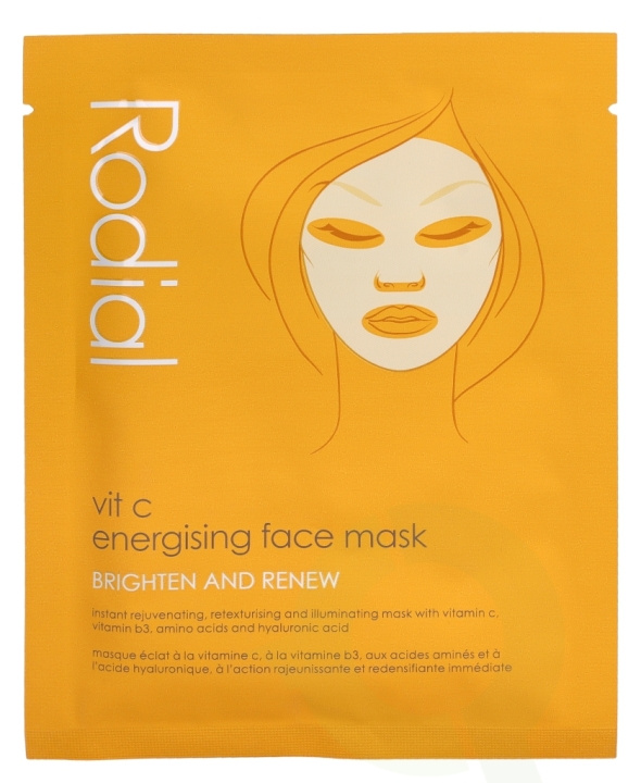 Rodial Vit C Energizing Face Mask 80 ml 4x20ml i gruppen SKÖNHET & HÄLSA / Hudvård / Ansiktsvård / Masker hos TP E-commerce Nordic AB (C55037)