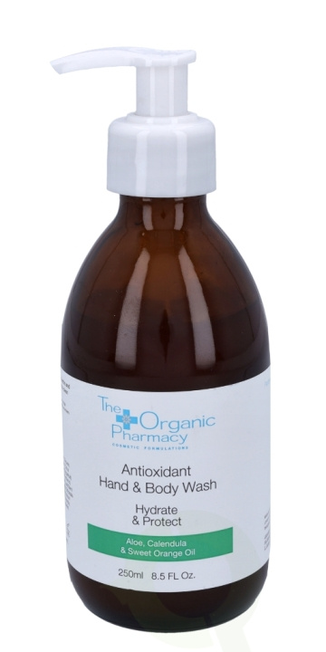 The Organic Pharmacy Antioxidant Hand & Body Wash 250 ml Aloe, Calendula & Sweet Orange Oil i gruppen SKÖNHET & HÄLSA / Hudvård / Kroppsvård / Bad & Duschcreme hos TP E-commerce Nordic AB (C56266)