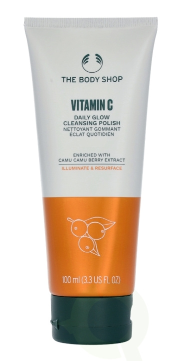 The Body Shop Daily Glow Cleansing Polish 100 ml Vitamin C i gruppen SKÖNHET & HÄLSA / Hudvård / Ansiktsvård / Skrubb / Peeling hos TP E-commerce Nordic AB (C56383)