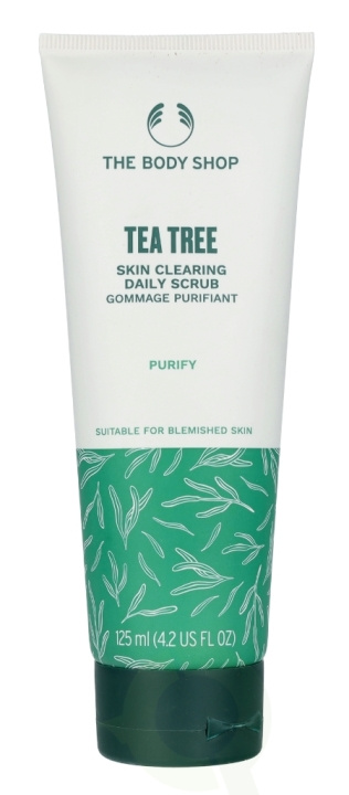 The Body Shop Tea Tree Skin Clearing Daily Scrub 125 ml For Oily/Unclean Skin i gruppen SKÖNHET & HÄLSA / Hudvård / Ansiktsvård / Skrubb / Peeling hos TP E-commerce Nordic AB (C56390)