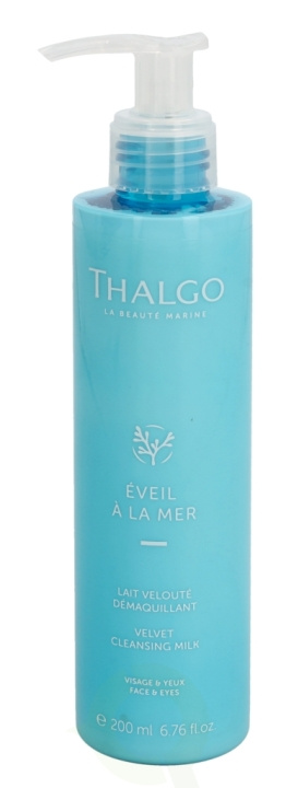 Thalgo Eveil A La Mer Velvet Cleansing Milk 200 ml Face & Eyes i gruppen SKÖNHET & HÄLSA / Hudvård / Ansiktsvård / Rengöring hos TP E-commerce Nordic AB (C56474)