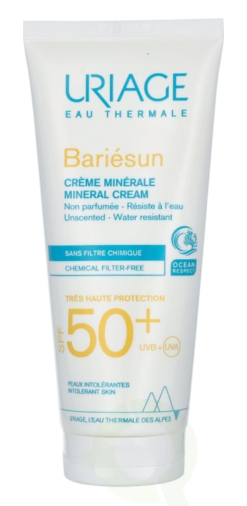 Uriage Bariesun Mineral Cream SPF50+ 100 ml Intolerant Skin i gruppen SKÖNHET & HÄLSA / Hudvård / Solskydd & Tanning / Solskydd hos TP E-commerce Nordic AB (C56527)
