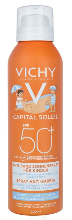 Vichy Ideal Soleil Kids Anti-Sand Mist SPF50+ 200 ml i gruppen SKÖNHET & HÄLSA / Hudvård / Solskydd & Tanning / Solskydd hos TP E-commerce Nordic AB (C56650)