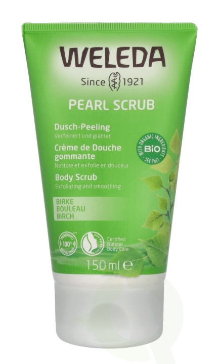 Weleda Pearl Scrub Birch Body Scrub 150 ml i gruppen SKÖNHET & HÄLSA / Hudvård / Kroppsvård / Body lotion hos TP E-commerce Nordic AB (C56729)