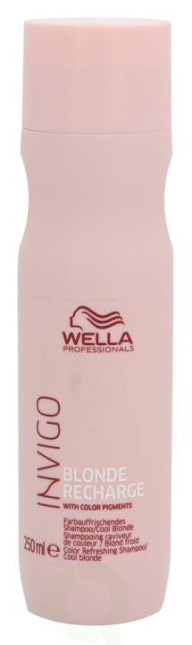 Wella Invigo - Blonde Recharge Color Refr. Shampoo 250 ml With Color Pigment i gruppen SKÖNHET & HÄLSA / Hår & Styling / Hårvårdsprodukter / Schampo hos TP E-commerce Nordic AB (C56846)