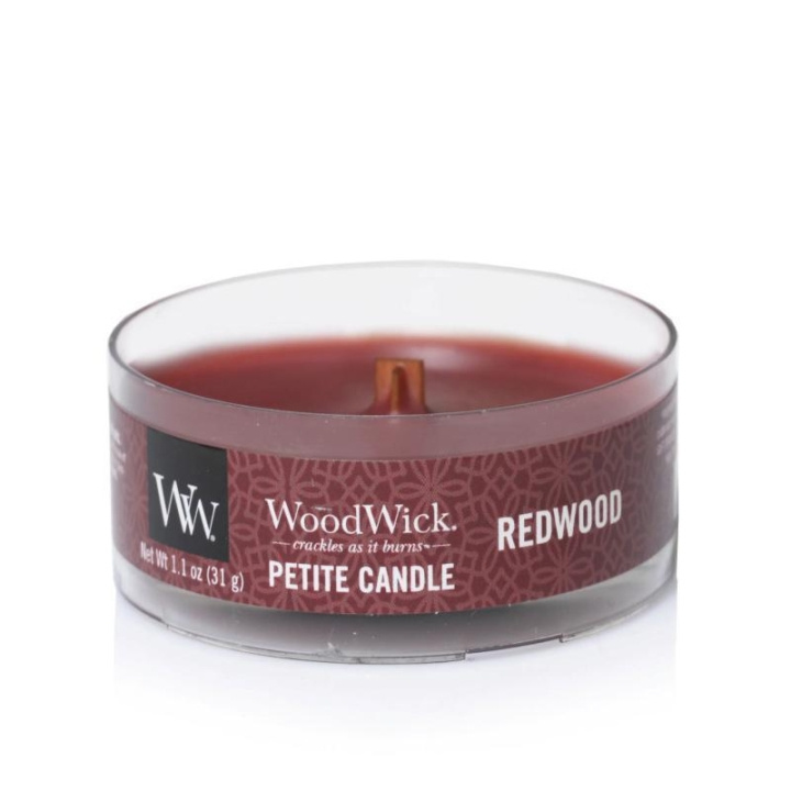 WoodWick Petite - Redwood i gruppen SKÖNHET & HÄLSA / Doft & Parfym / Övrig doft / Doftljus hos TP E-commerce Nordic AB (C56934)