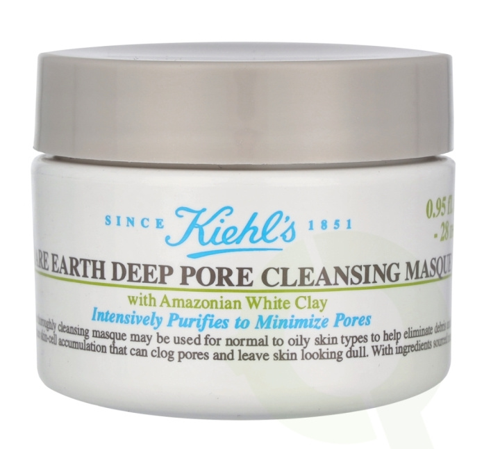 Kiehl\'s Rare Earth Deep Pore Cleansing Masque 28 ml i gruppen SKÖNHET & HÄLSA / Hudvård / Ansiktsvård / Ansiktskräm hos TP E-commerce Nordic AB (C57048)
