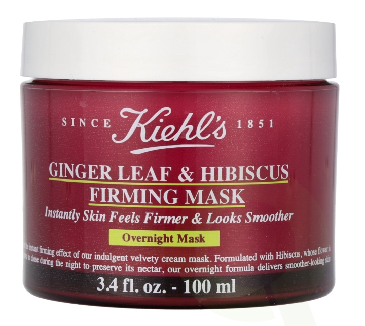 Kiehls Kiehl\'s Ginger Leaf & Hibiscus Firming Mask 100 ml i gruppen SKÖNHET & HÄLSA / Hudvård / Ansiktsvård / Ansiktskräm hos TP E-commerce Nordic AB (C57050)