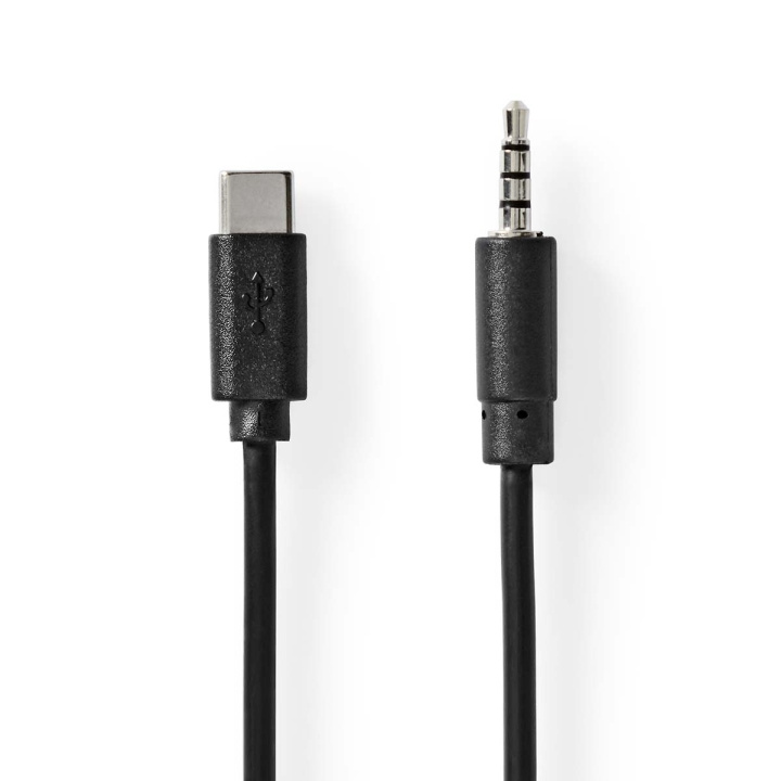 Nedis USB-C™ Adapter | USB 2.0 | USB-C™ Hane | 3.5 mm Hane | 1.00 m | Rund | Nickelplaterad | PVC | Svart | Låda i gruppen HEMELEKTRONIK / Kablar & Adaptrar / Ljud Analog / AUX-kablar 3,5 mm hos TP E-commerce Nordic AB (C57852)