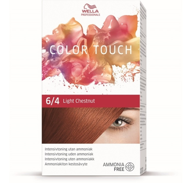 Wella Color Touch Vibrant Reds 6/4 Light Chestnut i gruppen SKÖNHET & HÄLSA / Hår & Styling / Hårvårdsprodukter / Hårfärg / Hårfärg & Färgbomb hos TP E-commerce Nordic AB (C57918)